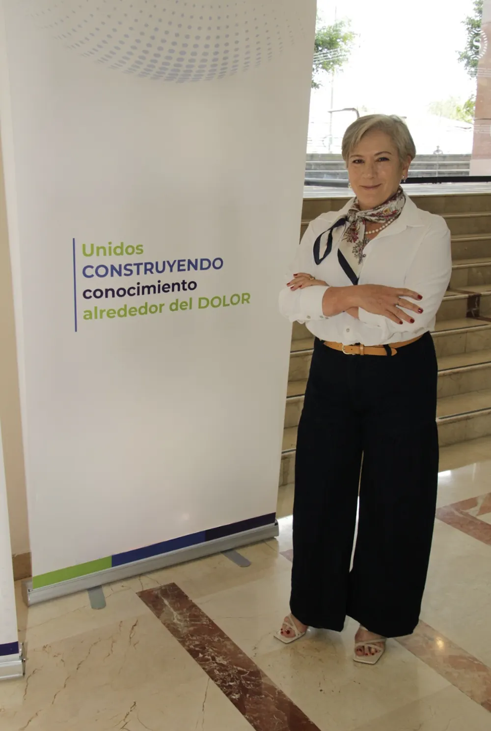 Dra. Ana Vernengo en un congreso sobre medicina del dolor